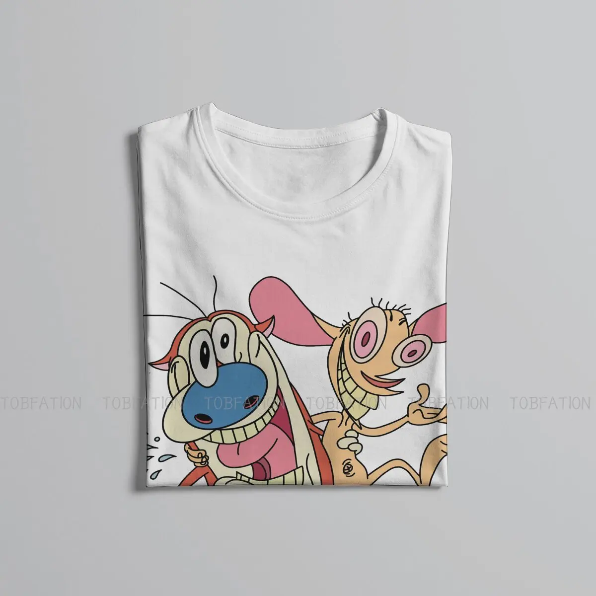 Футболка Ren and Stimpy винтажная Альтернативная Мужская одежда топы большая
