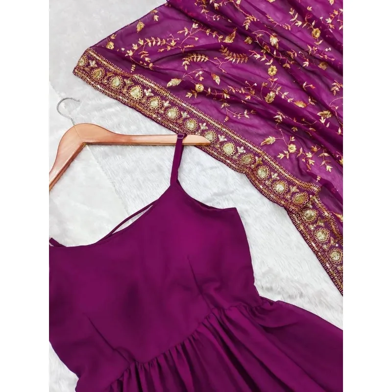 Анаркали Пакистан Индийский халат Свадебное платье Вечернее