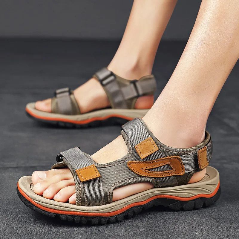 Мужские спортивные сандалии больших размеров 11 12 пропускающие воздух мужские