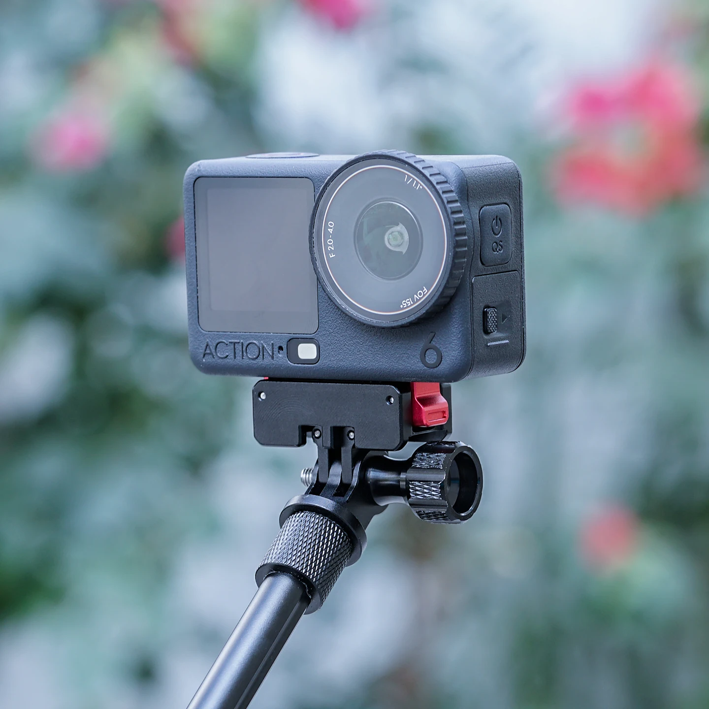 Фото Магнитное быстросъемное крепление для DJI Osmo Nano, складное, с 2 креплениями/съемной шаровой головкой 1 дюйм, адаптер-основание для камеры DJI Osmo Action 6 №2