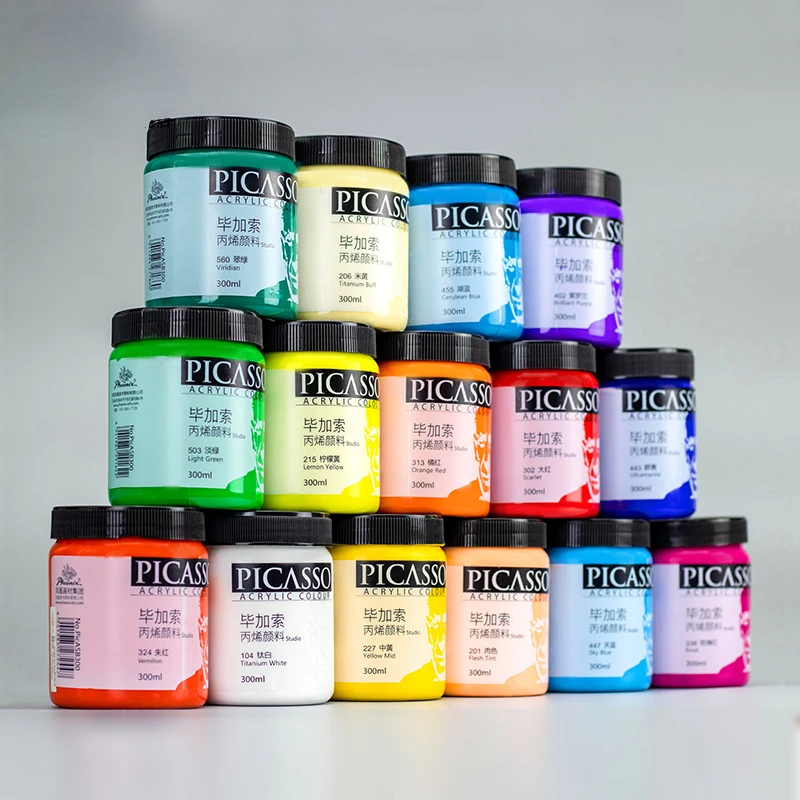 

Acrylic Paint Waterproof and Fading 300ml Acrylic Graffiti DIY Wall Painting Paint Art Supplies