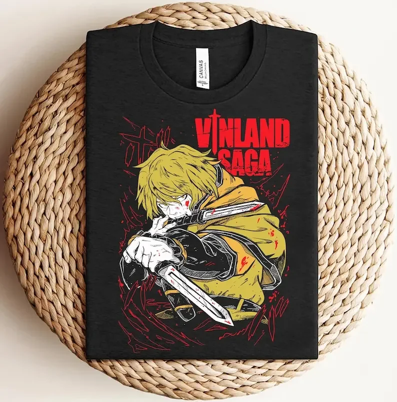 Футболки с рисунком Vinland Saga Torfinn подарок для него нее подарки унисекс аниме
