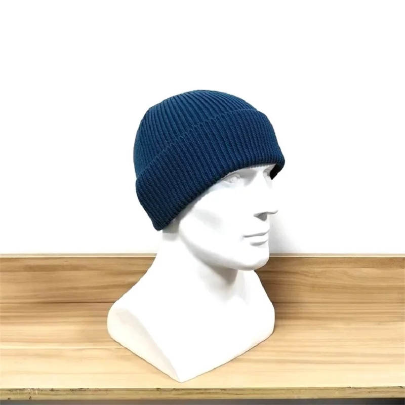 Теплые зимние стандартные толстые теплые облегающие шапки с манжетами уличные