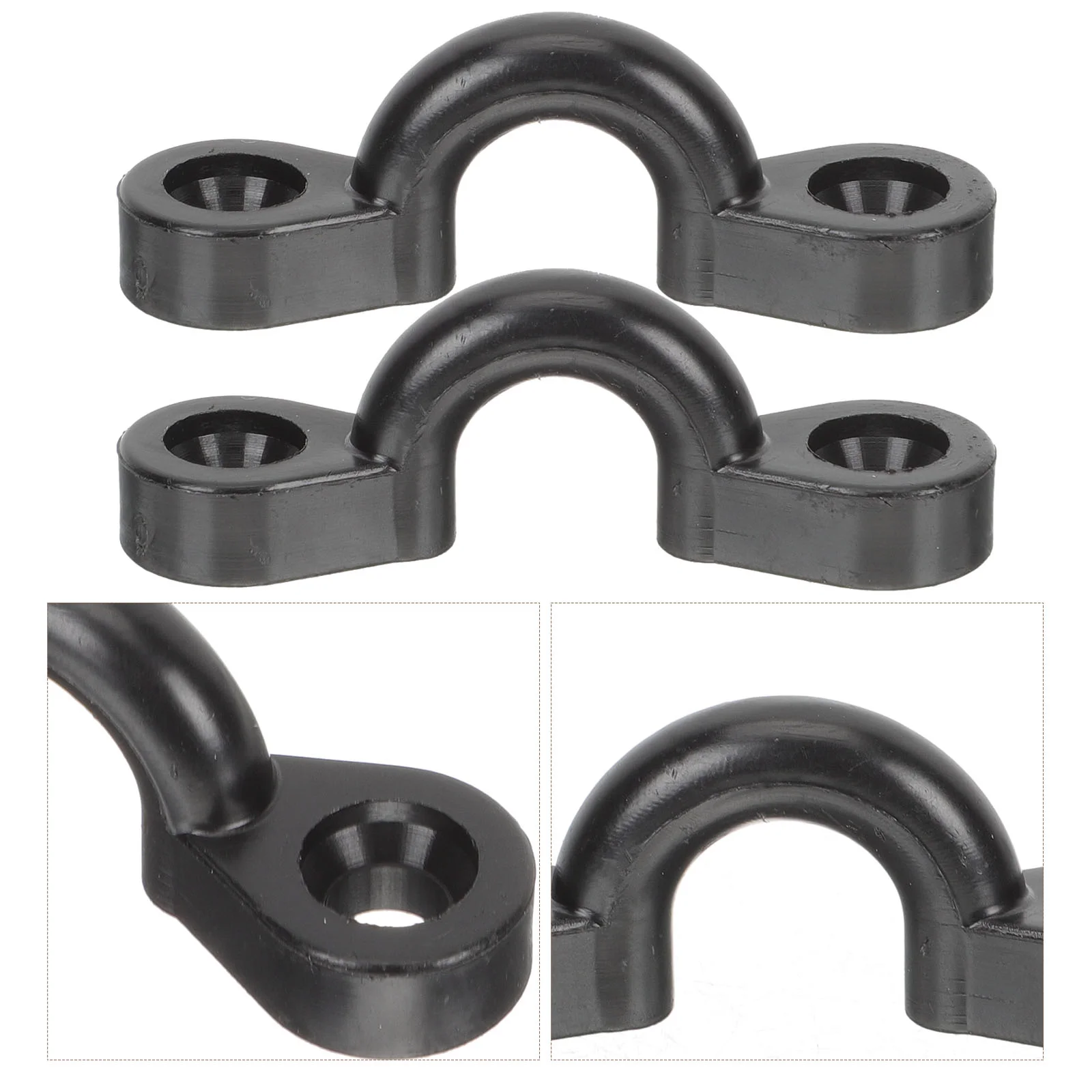 

10 Pcs Boat Accessories Marine Rigging Kit Kayak Rudder Tie Cleats Anchor Appendix Bungee Cord Deck Pad Eye Steel Eyes