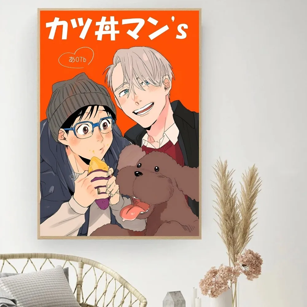 Ледяной аниме Y-YuriS постер DIY винтажный фильма настенная живопись учебные