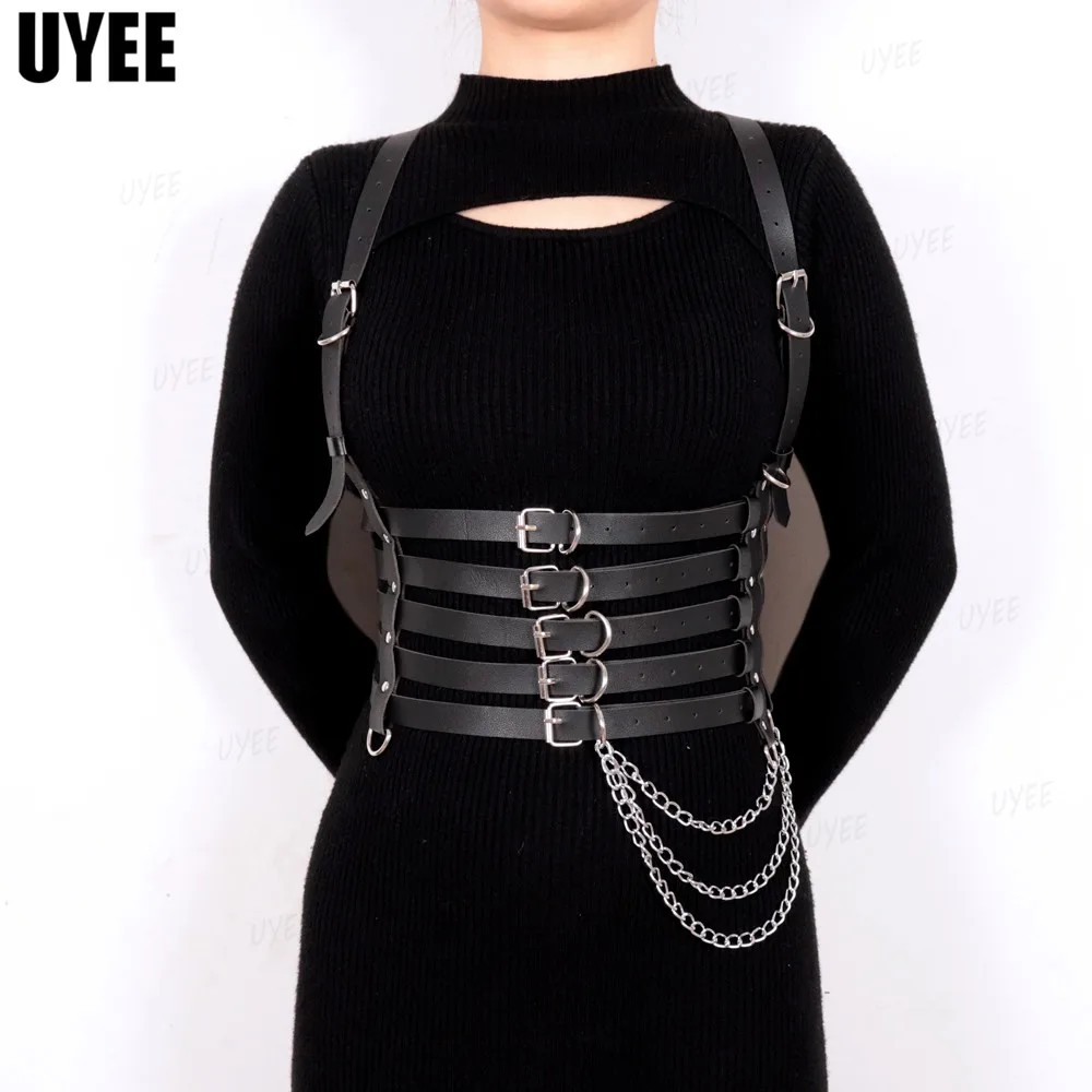 бдсм портупея женская Новый ремень для груди UYEE из искусственной кожи