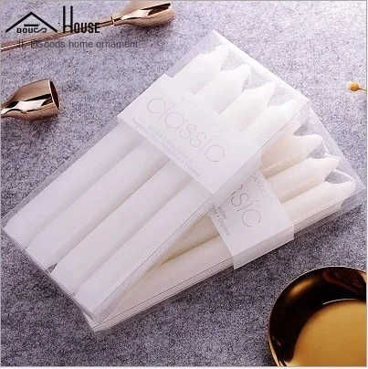 

Classic classic European smokeless tasteless pole wax romantic ivory white long pole candle