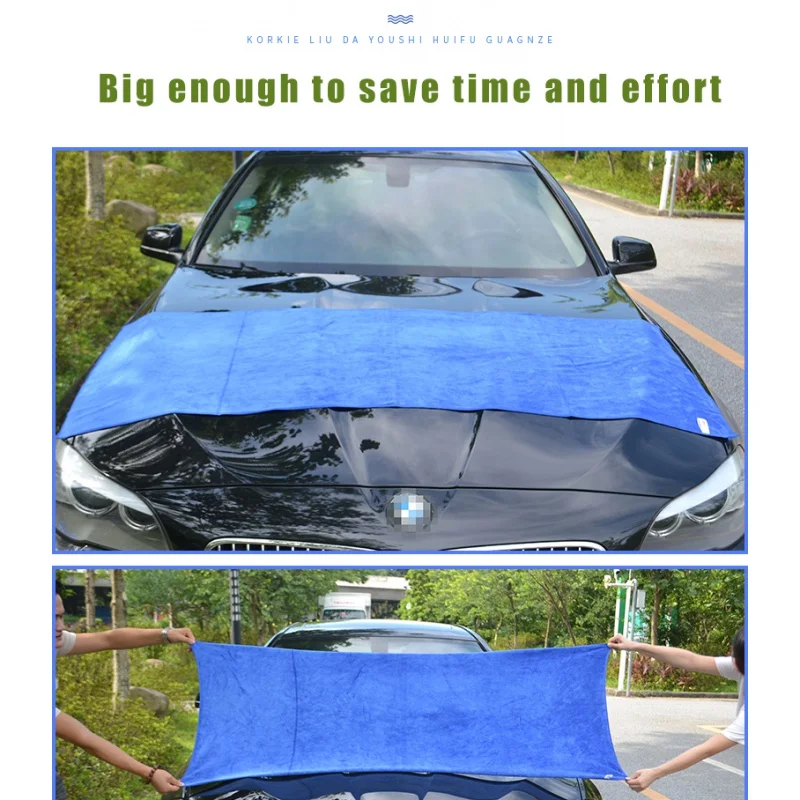 Большая микрофибра для автомобиля быстрая полировка