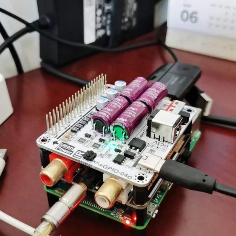 HIFI Мощность Фильтр Конденсатор Стабильный Источник Питания Для RPi Moode Volumio Модуль