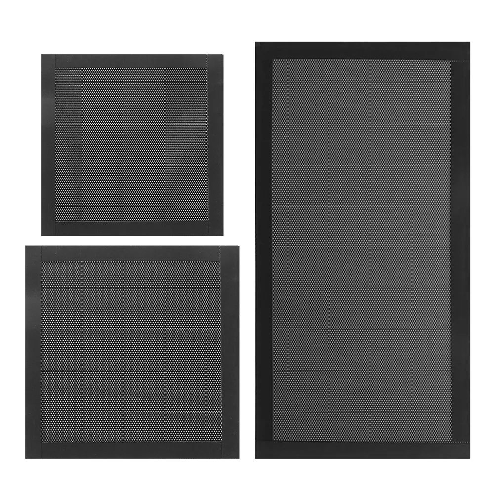 

Durable PC Fan Dust Filter Magnetic Frame Computer Fan Grills Black Dust Mesh PC Cooler Filter Screen Dustproof Case Covers
