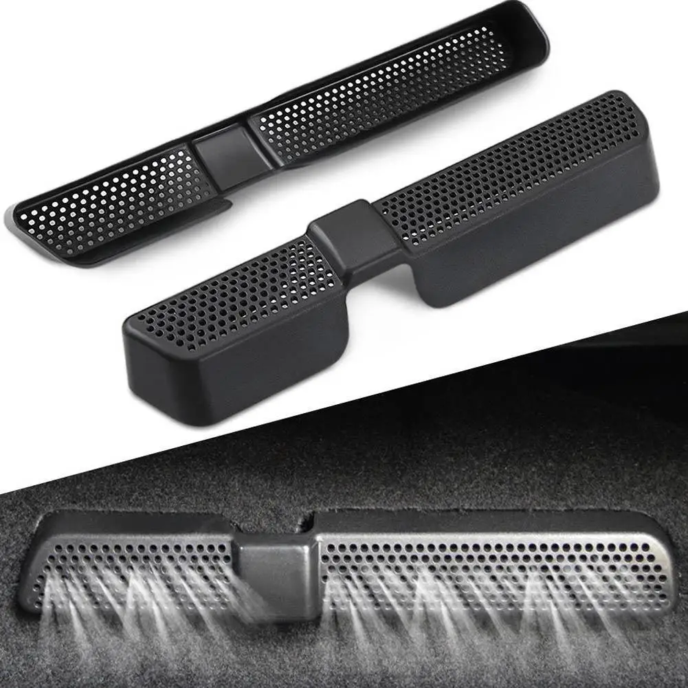 

2Pcs Car Air Conditioner Cover for Volkswagen VW Tiguan Mk2 Allspace 2016 2017 Under Rear Seat Seat Air Vent Duct Outlet Shell