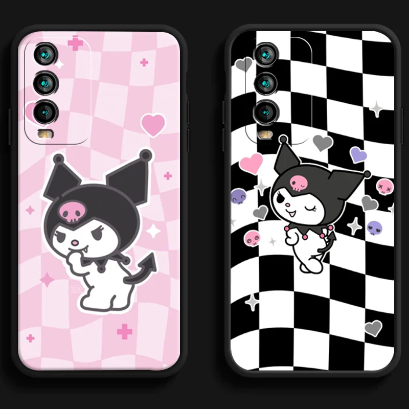 

Hello Kitty Kuromi Phone Cases For Xiaomi Redmi 9A 9T 8A 8 2021 7 8 Pro Note 8 9 Note 9T 7A Carcasa Soft TPU Coque