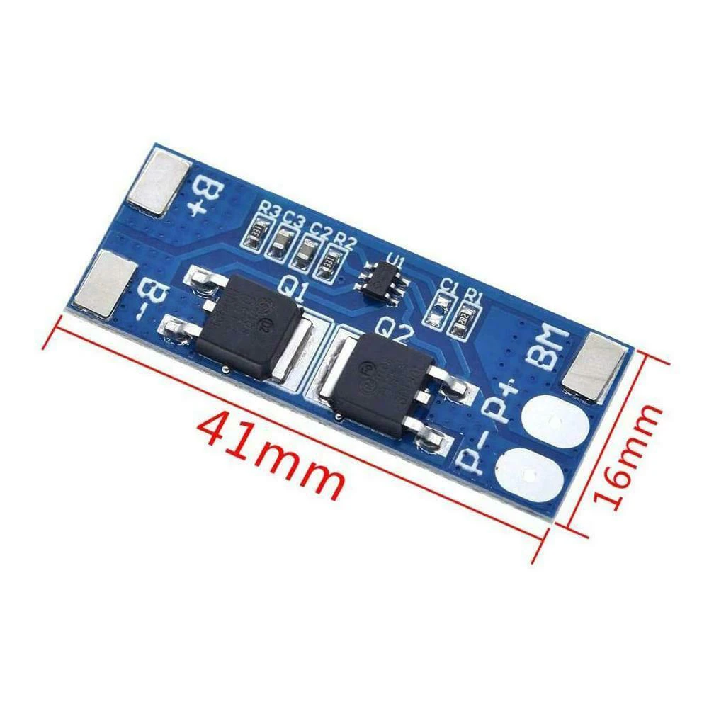 Charger Protection PCB Board 2S 8A Li-Ion Lithium Battery 7.4v 8.4V  Bms Pcm HX - 2s - D01 Power Air Tool Accessories & Parts images - 6