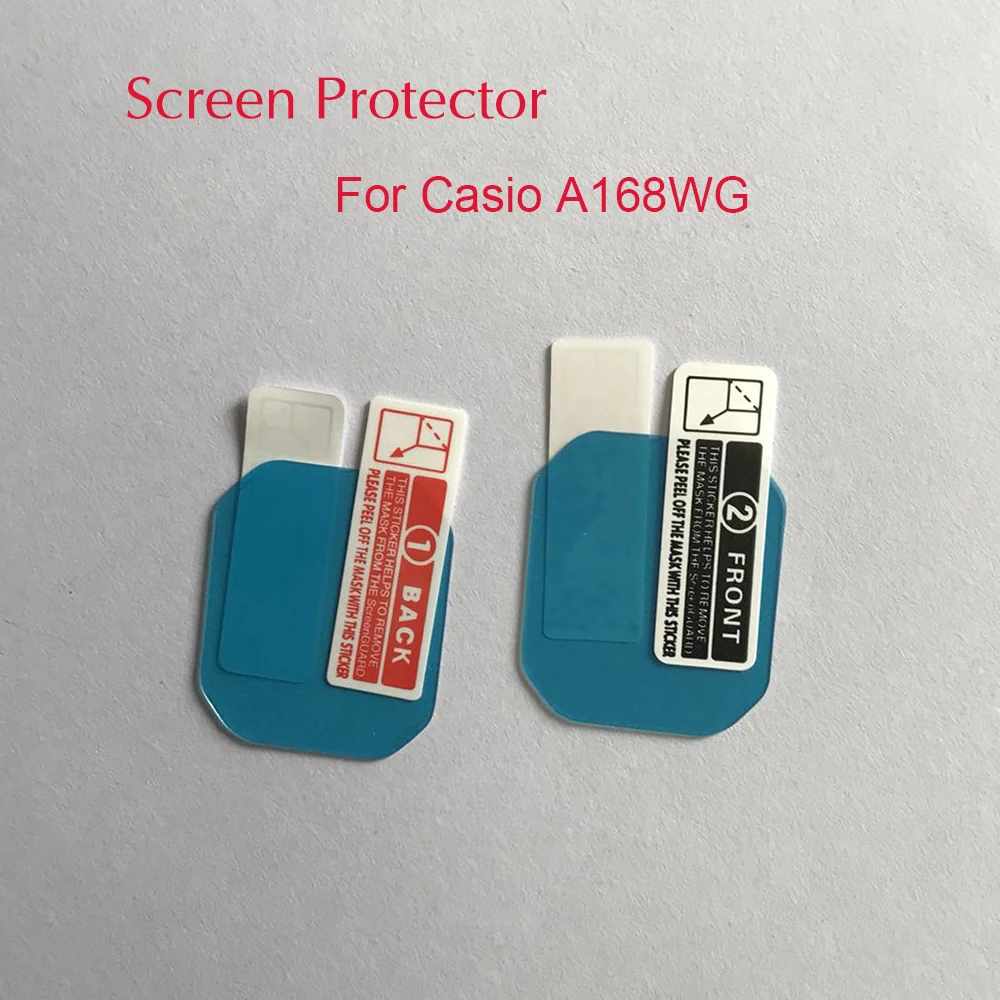 

2pcs Nano Explosion-proof Screen Protector For Casio A168WG Protective Film Guard for Casio A168WG-9WDF Sport Watch Accessories