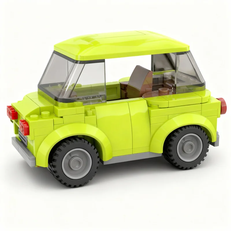 Фото 154 детали MOC Mr Bean S: Мини-модель, конструктор, развивающая игрушка для сборки, идея для творчества, рождественский подарок, кирпичики №3