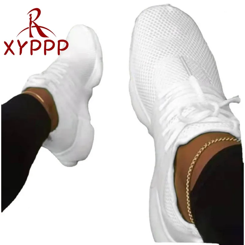 

Women Shoes Summer 2022 New Fashion Mesh Breathable Platform Casual Sports Shoes Women's Plus Size Lace-up Wedge Sneakers Women