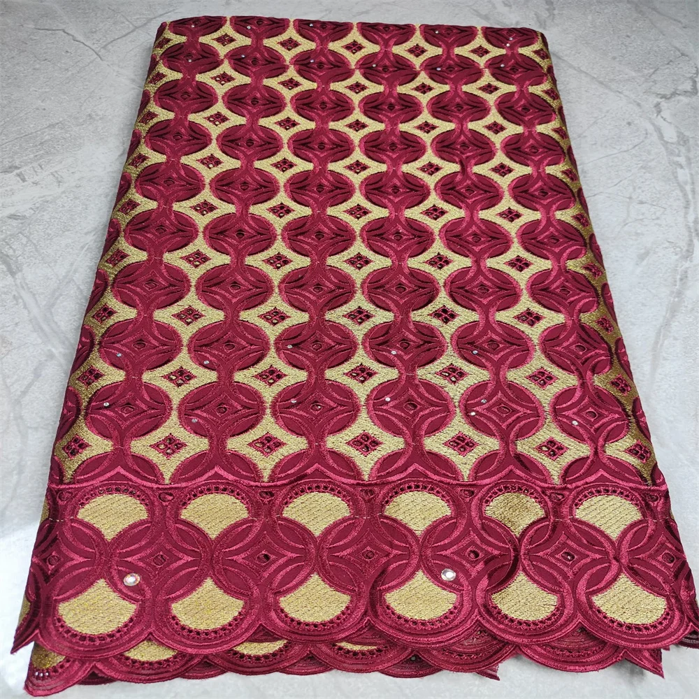 

Новинка 2022, швейцарская вуаль, кружевная ткань, 100% хлопок, вышивка, Высококачественная африканская французская кружевная ткань для свадебного платья