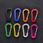 5 шт. карабин из сплава, карабин, подвесной крючок, брелок, мульти-инструменты, оборудование для кемпинга, альпинизма, Молле, сумка, замок, рюкзак, пряжка