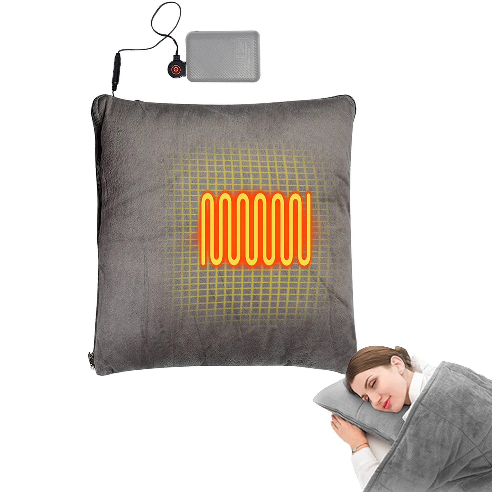 

Winter Electric Blanket Warm Heating Mat Pad Throw Bed Blanket Heated Blanket Electric Heating Blanket For Home Office Camping