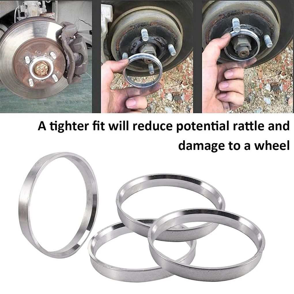 

Комплект из 4 передних колес для автомобиля, алюминиевый сплав, Противоударная Центральная распорка 7,31-6,71 см, запчасти для замены автомобил...