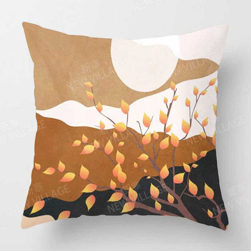 Скандинавский осенний домашний декор осенняя наволочка для диванной подушки