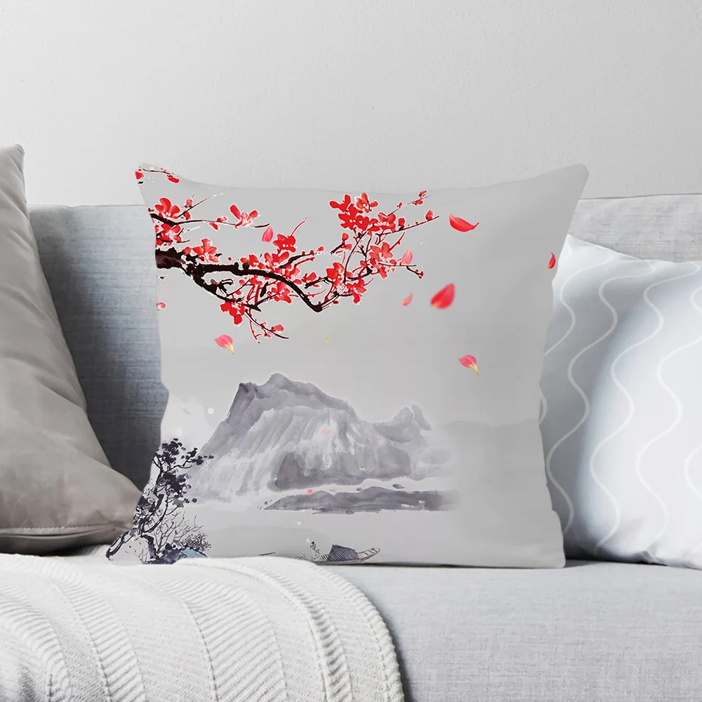 

CLOOCL модные наволочки с рисунком пейзажа красные листья 3D наволочки для подушки наволочки для дивана домашний декор Прямая поставка
