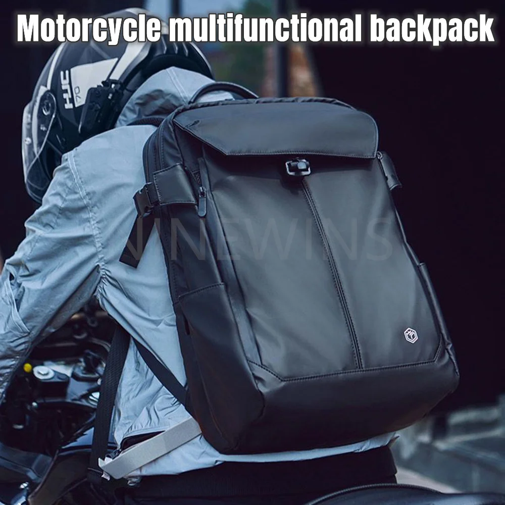 Motorcycle Bag Cycling Travel Backpack Multi-function Helmet Bag Waterproof Outdoor Sports Bag Dry and Wet Separation