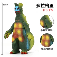 13cm small soft rubber monster doragorie original action figures model furnishing articles childrens assembly puppets toys
