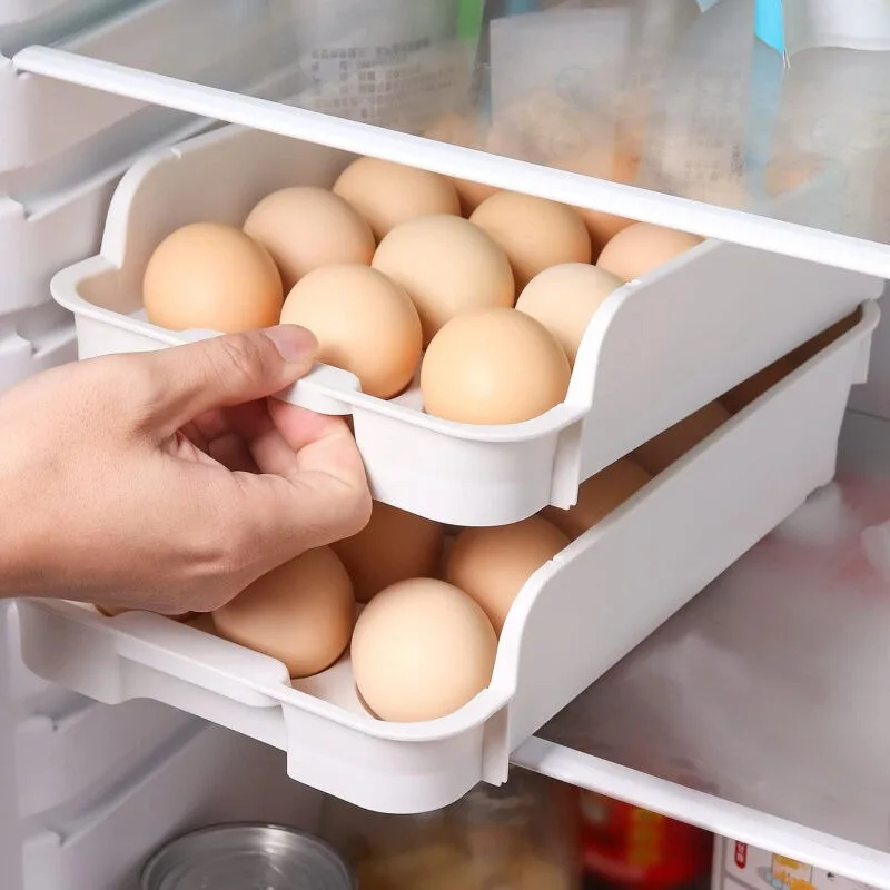 1 шт. ящик для хранения яиц в холодильнике подставка артефакт с многослойным