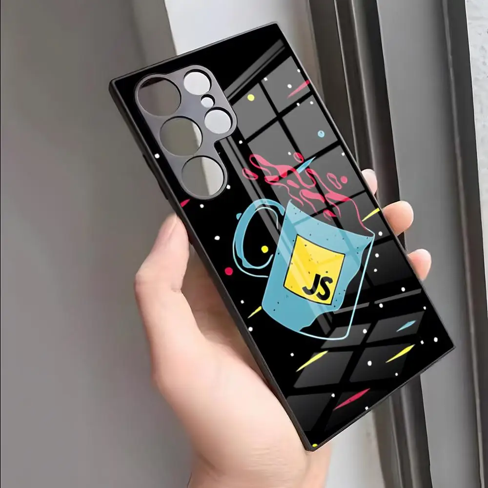 Java JavaScript NodeJS Vuej Чехол для телефона S25 Ultra Samsung S23 S24 Fe S22 S20 S21 Plus A54 A34 A24 A53 A14 A16