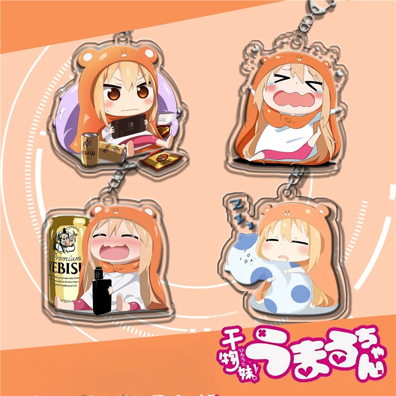 Химото 6 см! Umaru-Chan аниме Doma Umaru Kawaii акриловый двусторонний кулон брелок