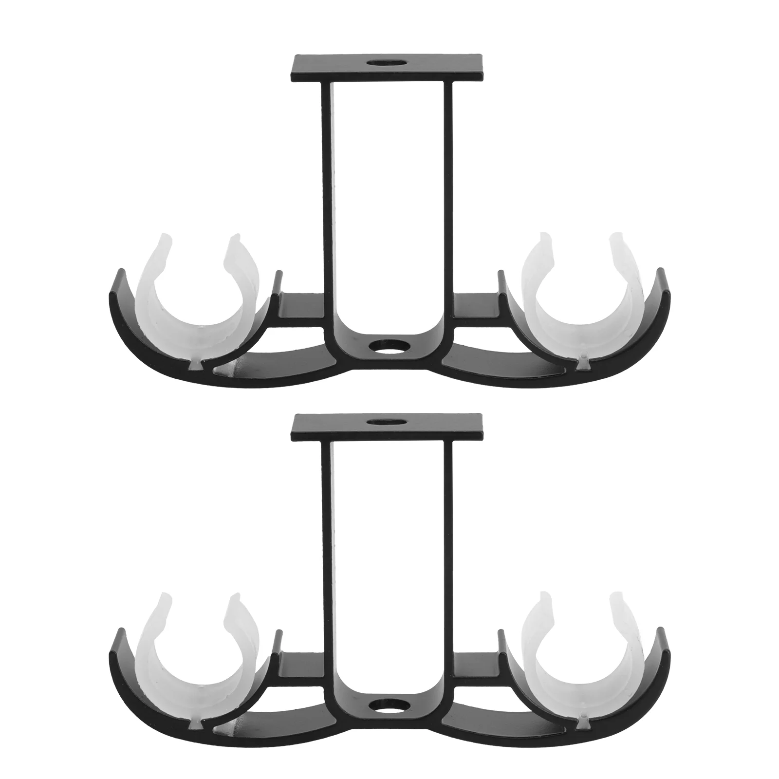 

1 пара практичных двухстержневых бытовых кронштейнов для драпировки занавес кронштейн для стержня