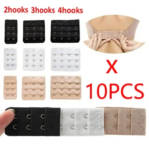 Imported 10pcs Women Bra Extender 1/2/3/4 Hooks Bra Extender Underwear Extension Buckle Adjustable Bra Extens