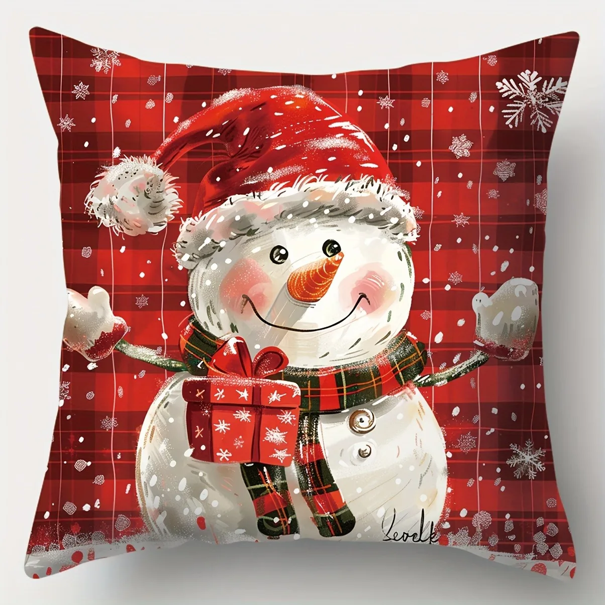 

Наволочка 40x40 см клетчатый узор