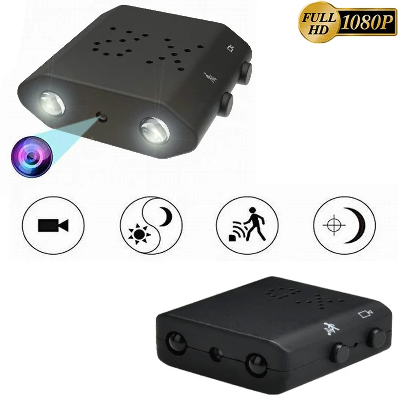 

Портативный мини-видеорегистратор HD 1080P с функцией ночного видения