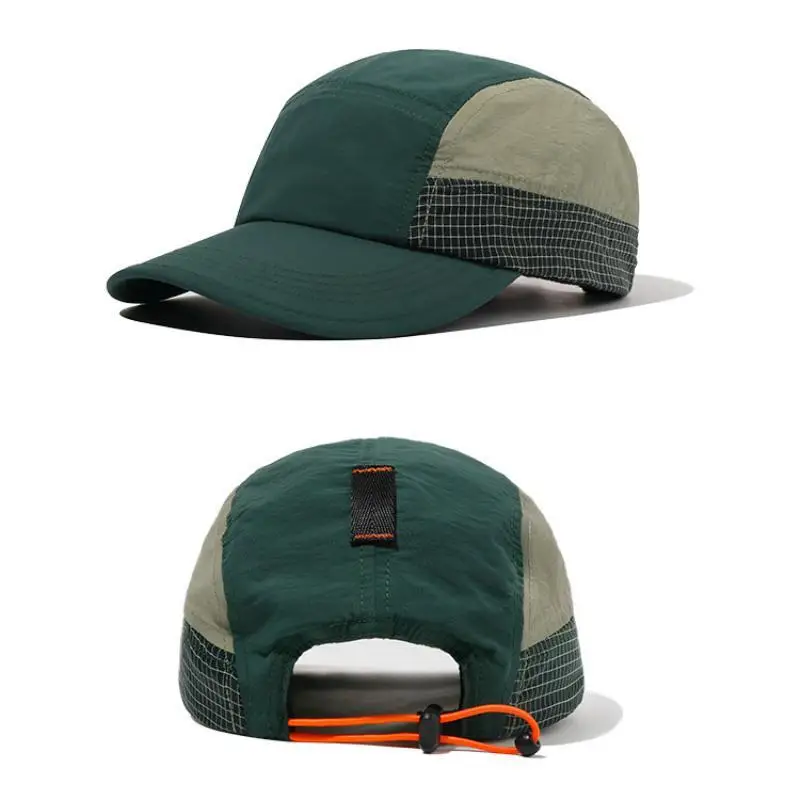 

Drawstring Elastic Baseball Cap for Men Simple Adjustable Outdoor Breathable Baseball Cap Female Summer Sun Hat Gorra Para Mujer