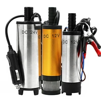 electric oil pumpdiesel fuel transfer pump with filter water oil car camping fishing submersible for automotive farm marina