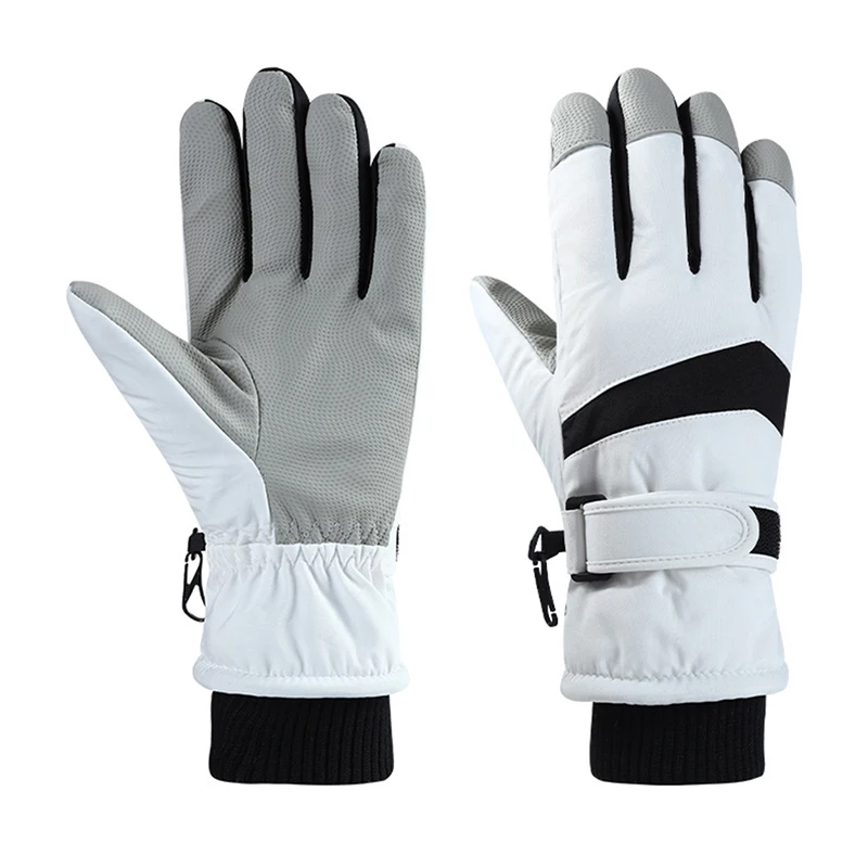

1Pair Ski gloves in winter windproof waterproof and skid touch screen riding warm gloves