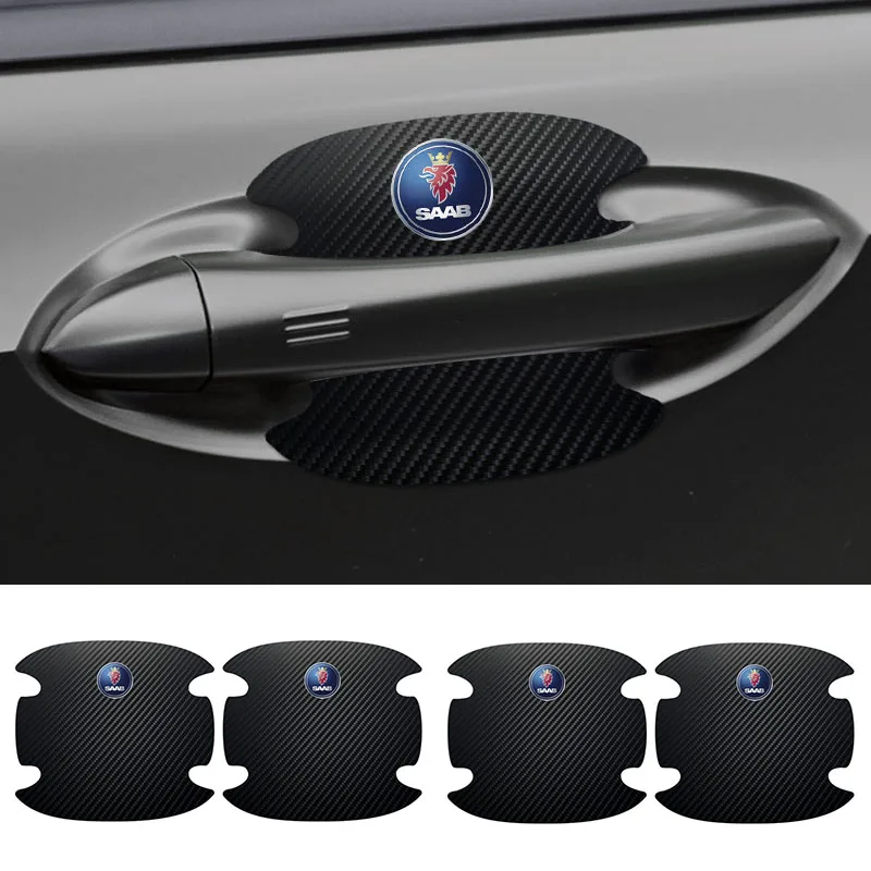 

Car Door Handle Protection Sticker Invisible Sticker For SAAB 93 Vector Aero Pantalla Radio Android 95 Gripen Car Accessories