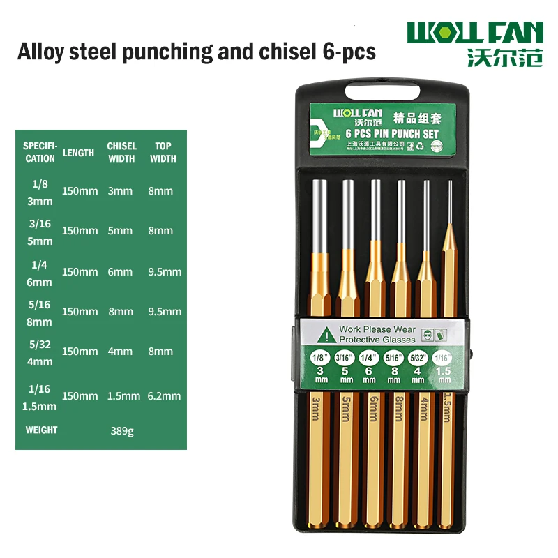 

Набор перфораторов и долот из хромованадиевой стали