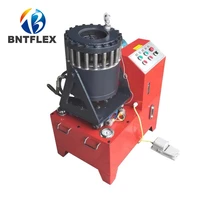 automatic crimping machine vertical and horizontal dual use high pressure steel pipe crimping machine scaffold shrinking crimper