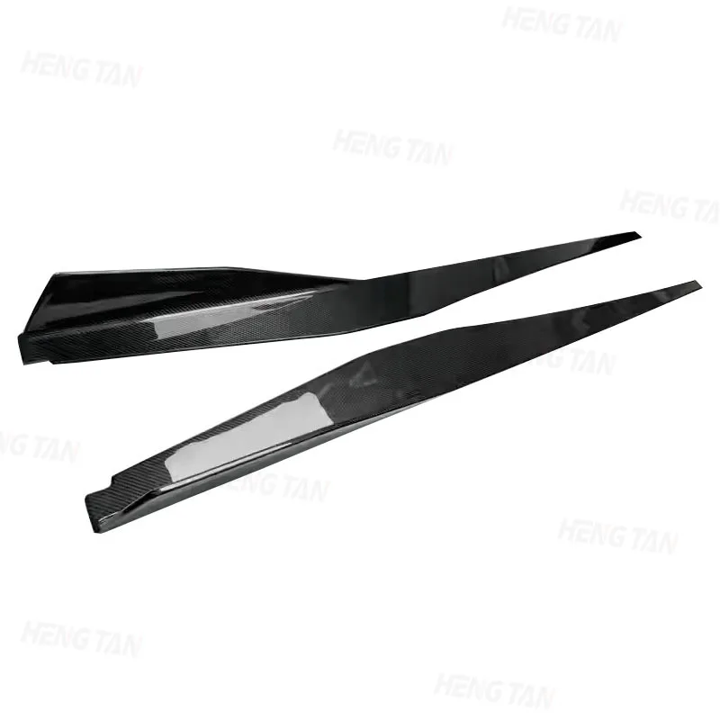 Автомобильные боковые юбки из углеродного волокна запчасти для Chevrolet Corvette C8 2021-2023