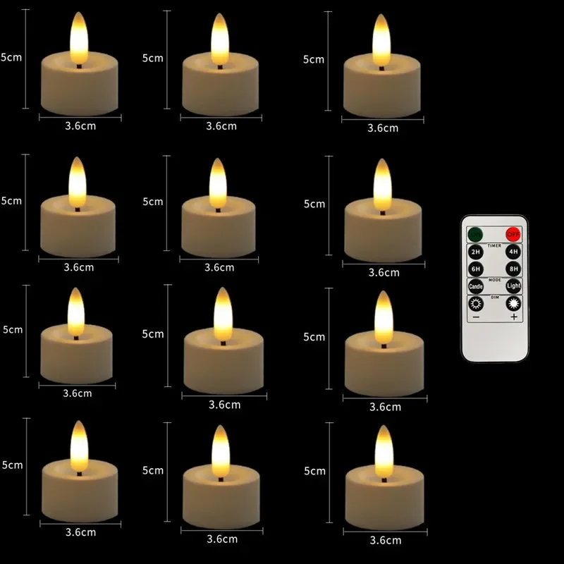 

Светодиодные свечи ONISUM, 6/12 шт.