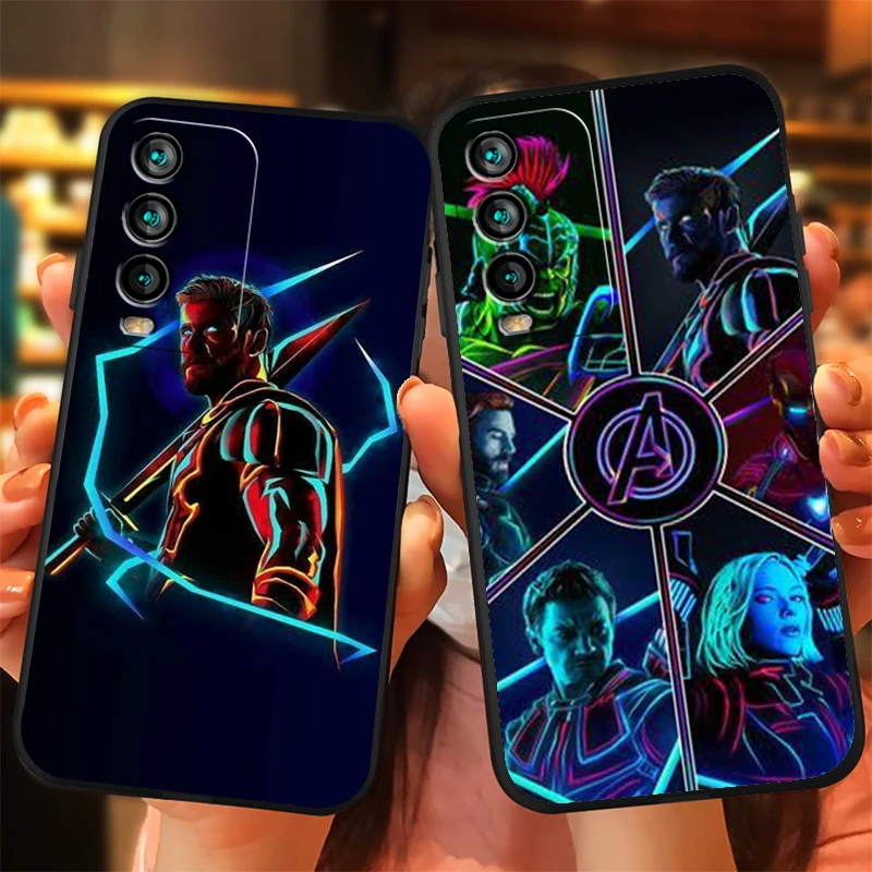 

Marvel Comics LOGO Phone Cases For Xiaomi Redmi Note 10 10S 10 Pro POCO F3 GT X3 GT M3 Pro X3 NFC Cases Soft TPU Back Cover