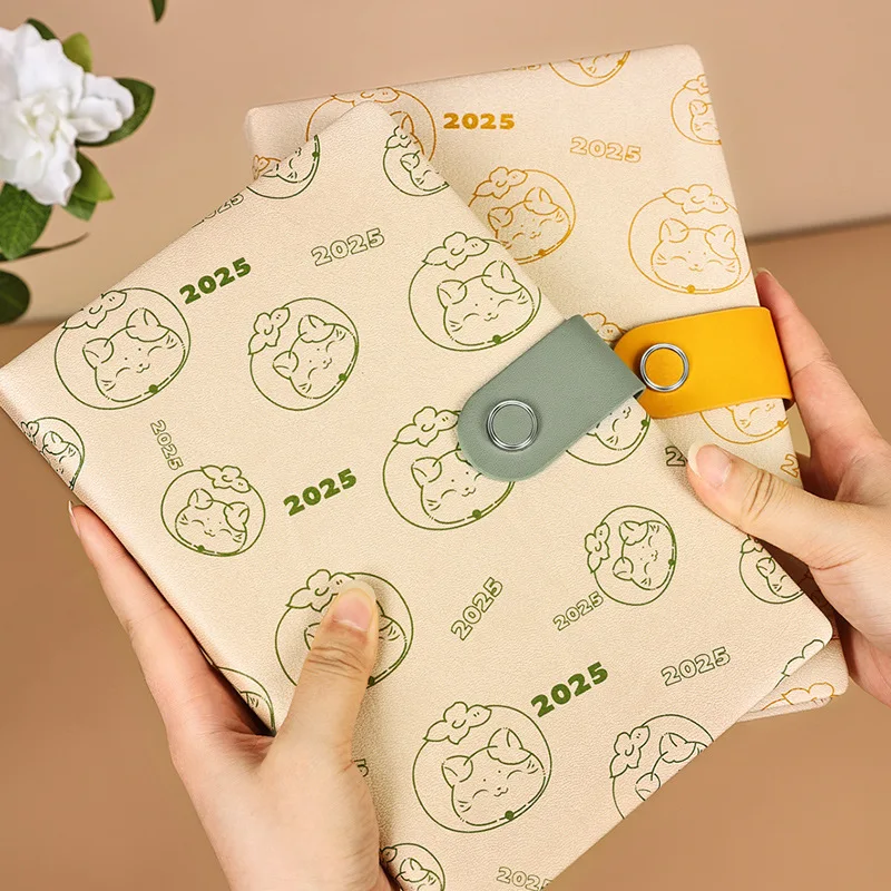 Ежедневник-планировщик 2025 органайзер для дневника еженедельный блокнот журнал A5