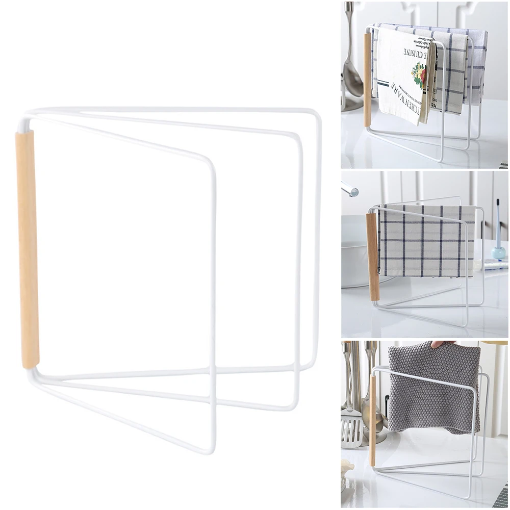 

Kitchen Countertop Dishcloth Drying Rack Rags Towel Storage Folding Holder Rack Washcloth Holder Dish Rag Cloth Holder XHC88