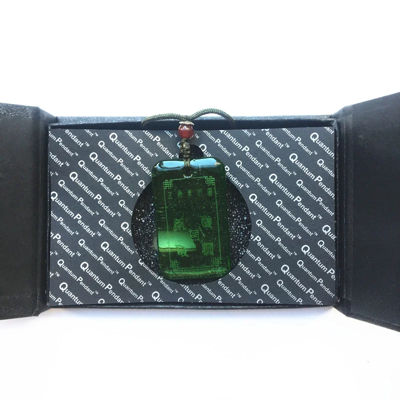 EBUTY квадратное стекло искусственное зеленое 5000 + ионы для здоровья мужчин и