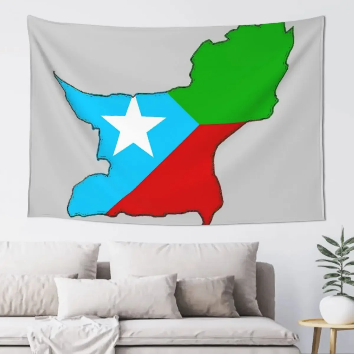 Карта балочустана с милой флагом гобелен украшение настенная роспись