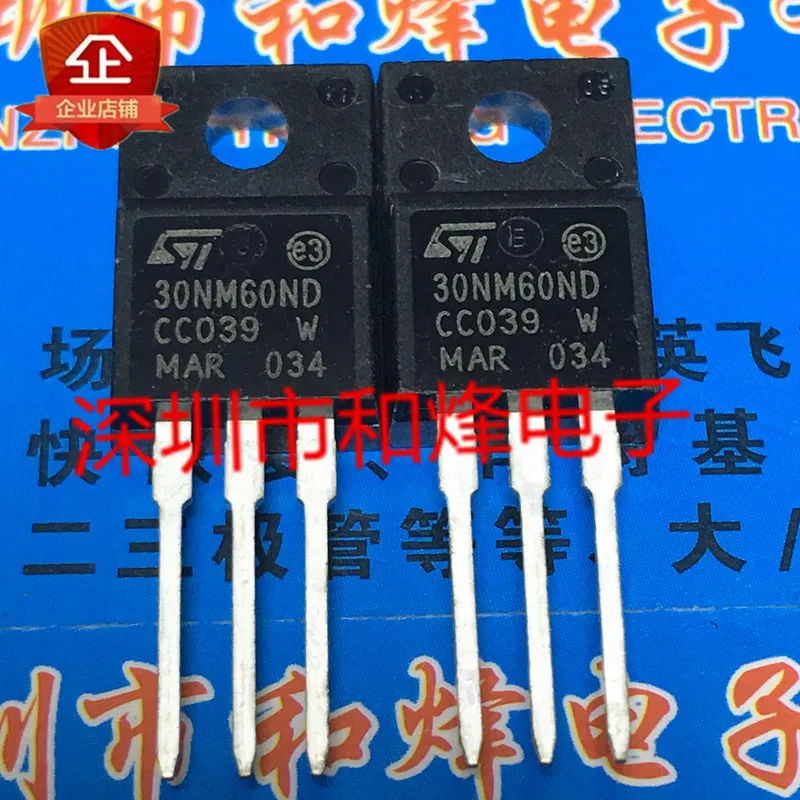 

5PCS-10PCS STF30NM60ND 30NM60ND TO-220F 650V 25A ORIGINAL ON STOCK