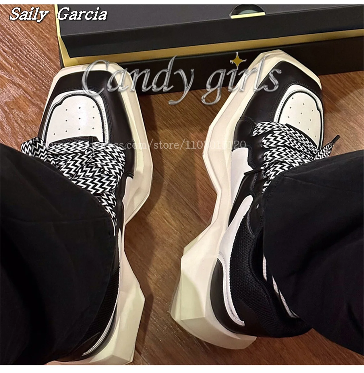 Кроссовки Citywalk кожаные повседневная обувь на массивном каблуке 4 см платформа